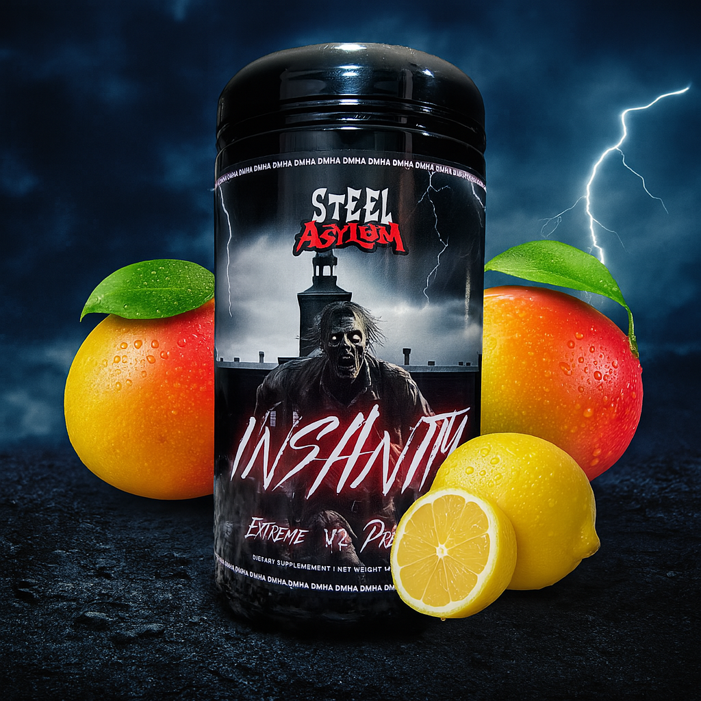 Insanity Pre-Workout (Manic Mango) | Steel Asylum